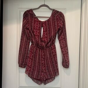 BCBG backless romper